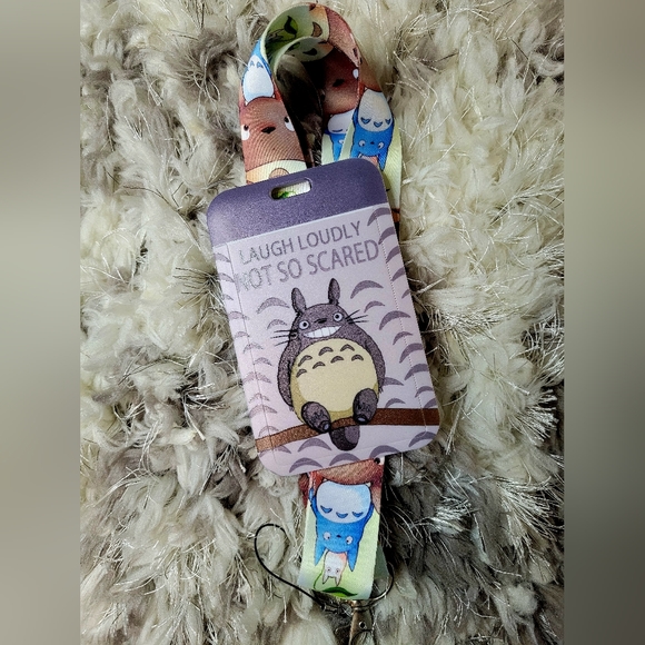 Ghibli Film Anime My Neighbor Totoro lanyard ID holder - Picture 3 of 4
